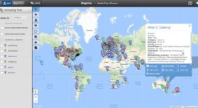 Nobel Prize Winners Map - GIS Software
